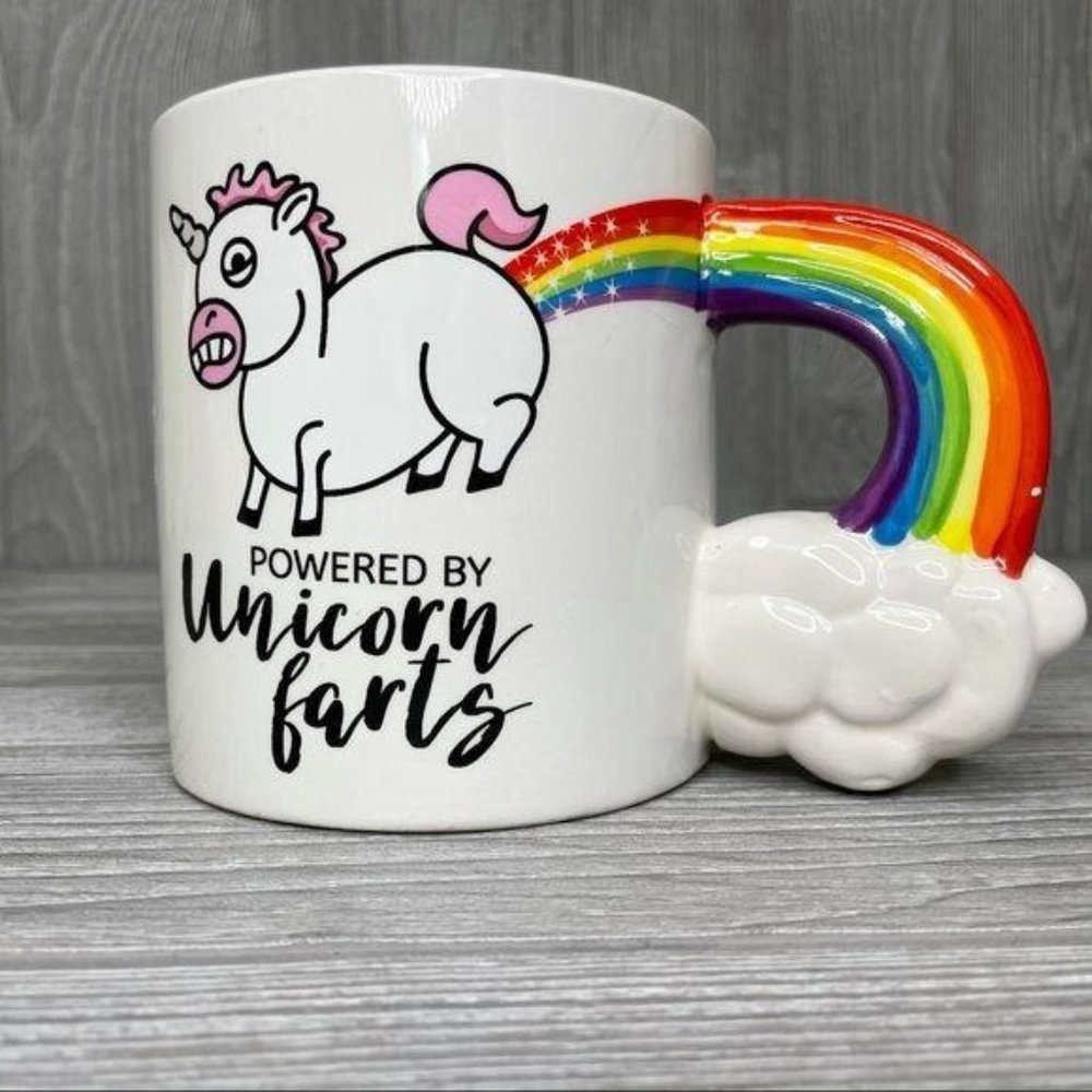 Big mouth brand unicorn farts coffee cup tea cup mug